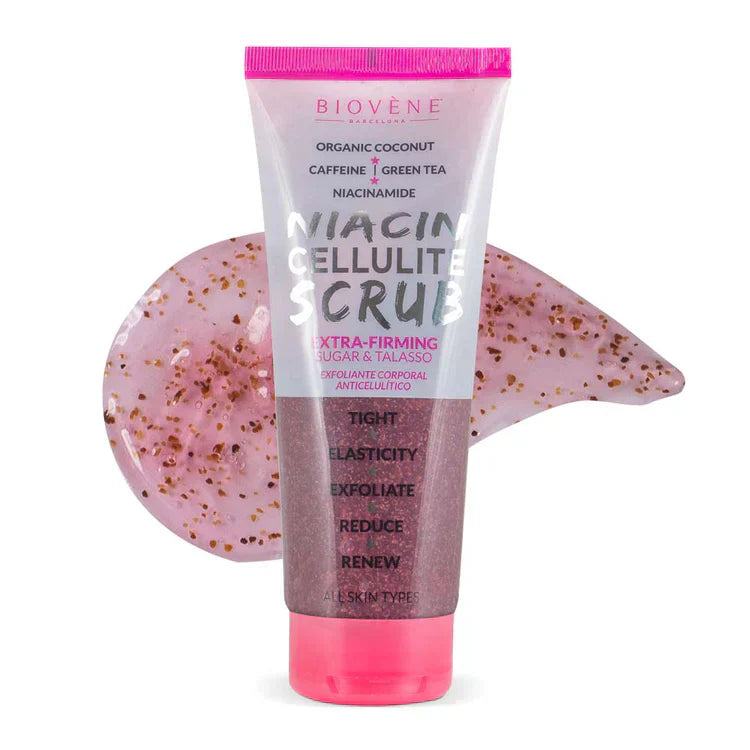 Gommage anti-cellulite de niacine avec noix de coco pour raffermir et lisser la peau 250 ml
