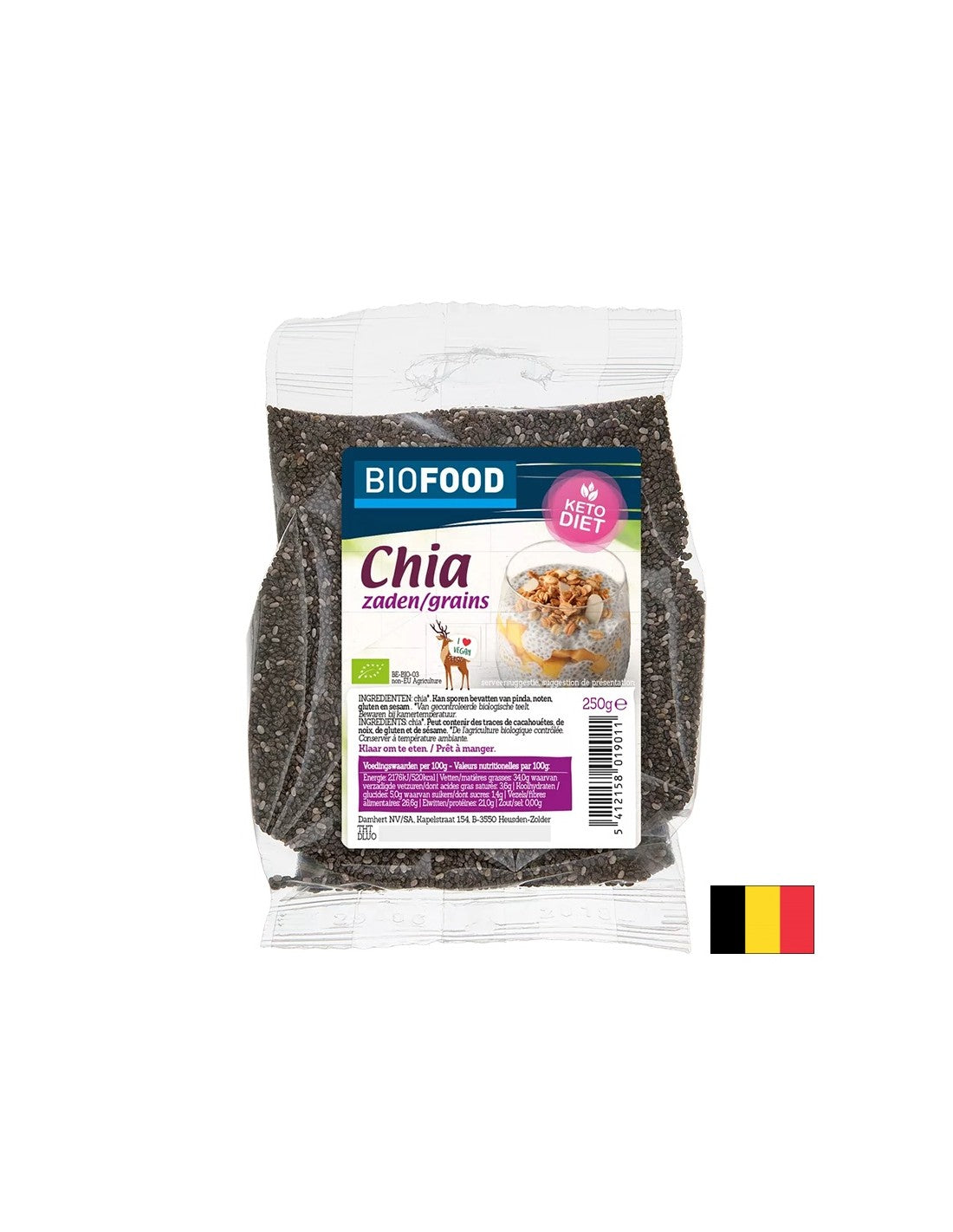 Chia (graines), biologique, 250 g