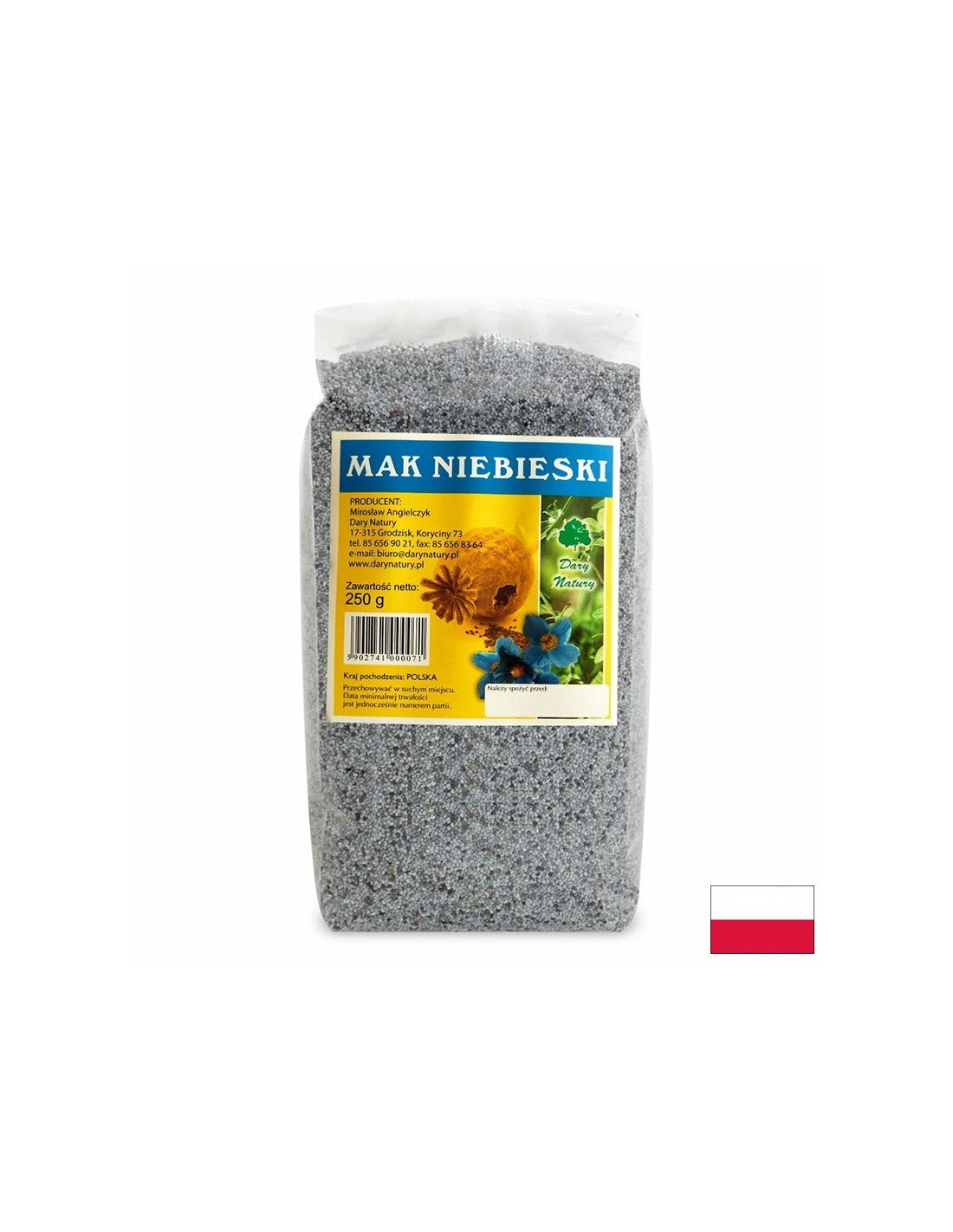Pavot bleu (graines), 250 g <tc>Dary Natury</tc>
