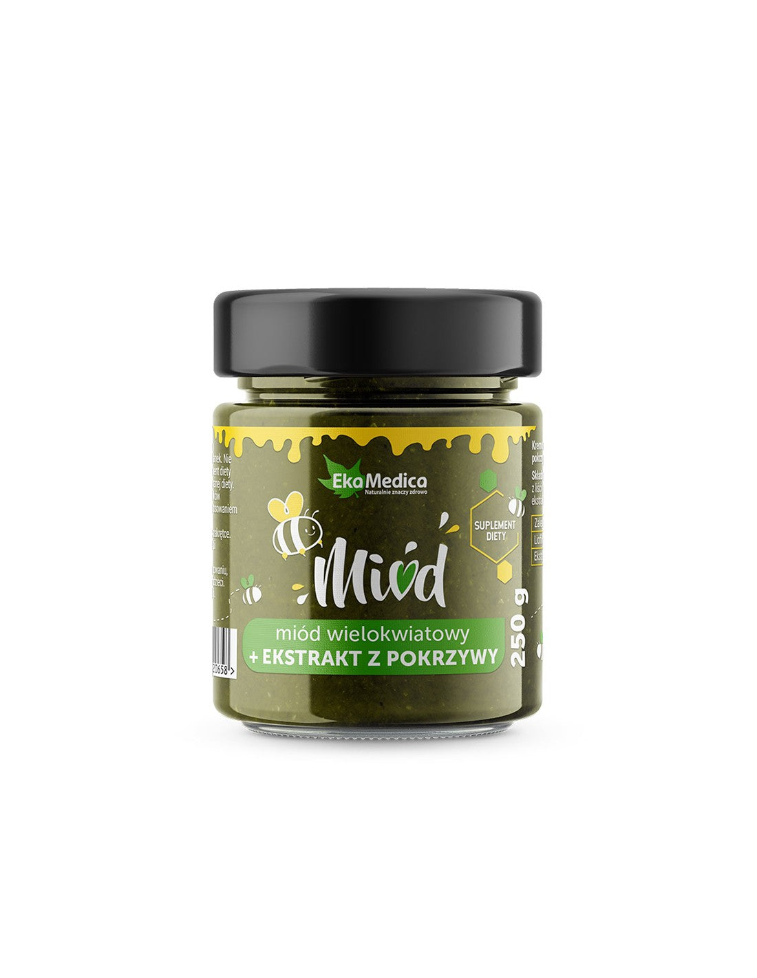Miel multicolore polyfloré avec extrait d'ortie, 250 g ekamedica