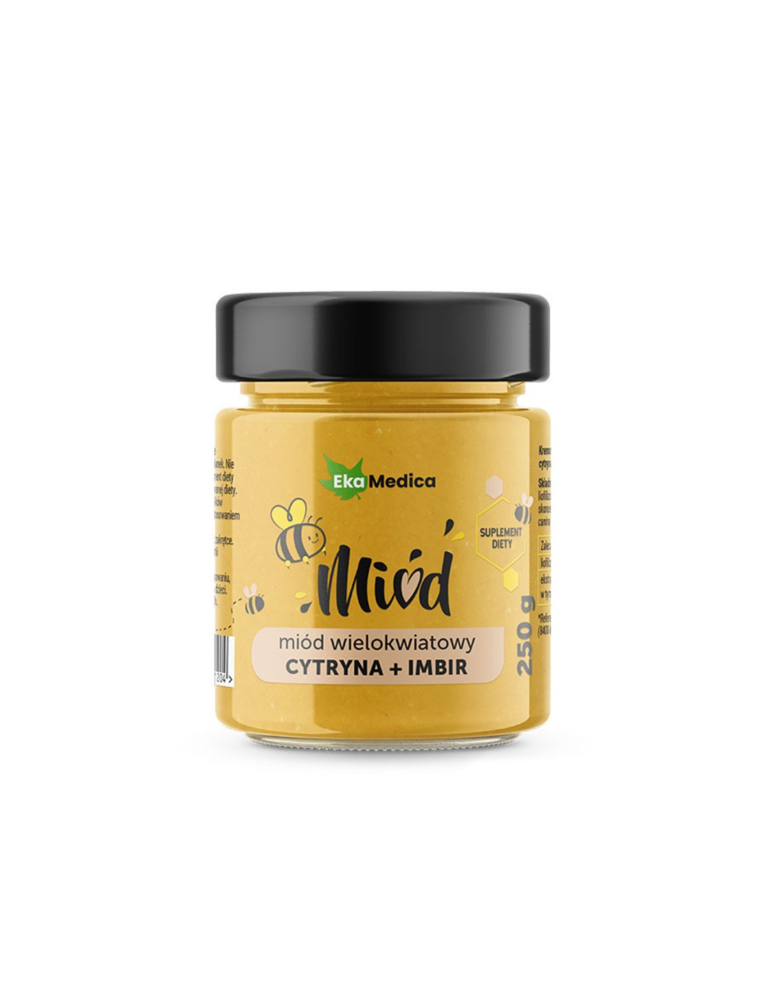 Miel multicolore avec citron, gingembre et vitamine C naturel, 250 g Ekamedica