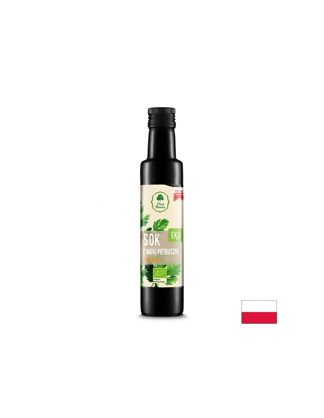 Jus de persil biologique pour ajouter aux boissons et aux repas - effet diurétique et détoxifiant, 250 ml, 5 doses