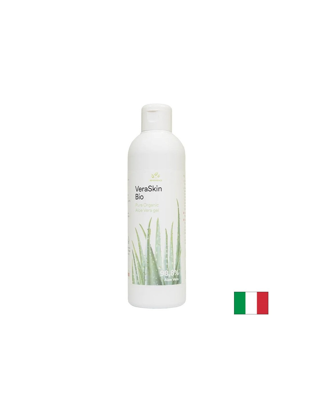 Gel d'aloe vera biologique pour le visage, les cheveux et le corps - hydratation, nourriture, anti-âge, 250 ml