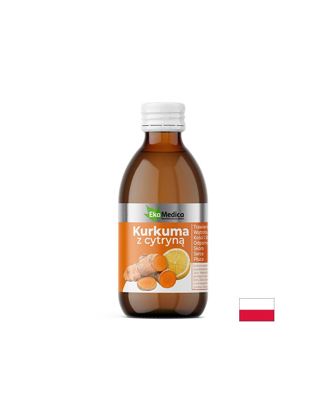 Curcuma + jus de citron, 250 ml ekamedica