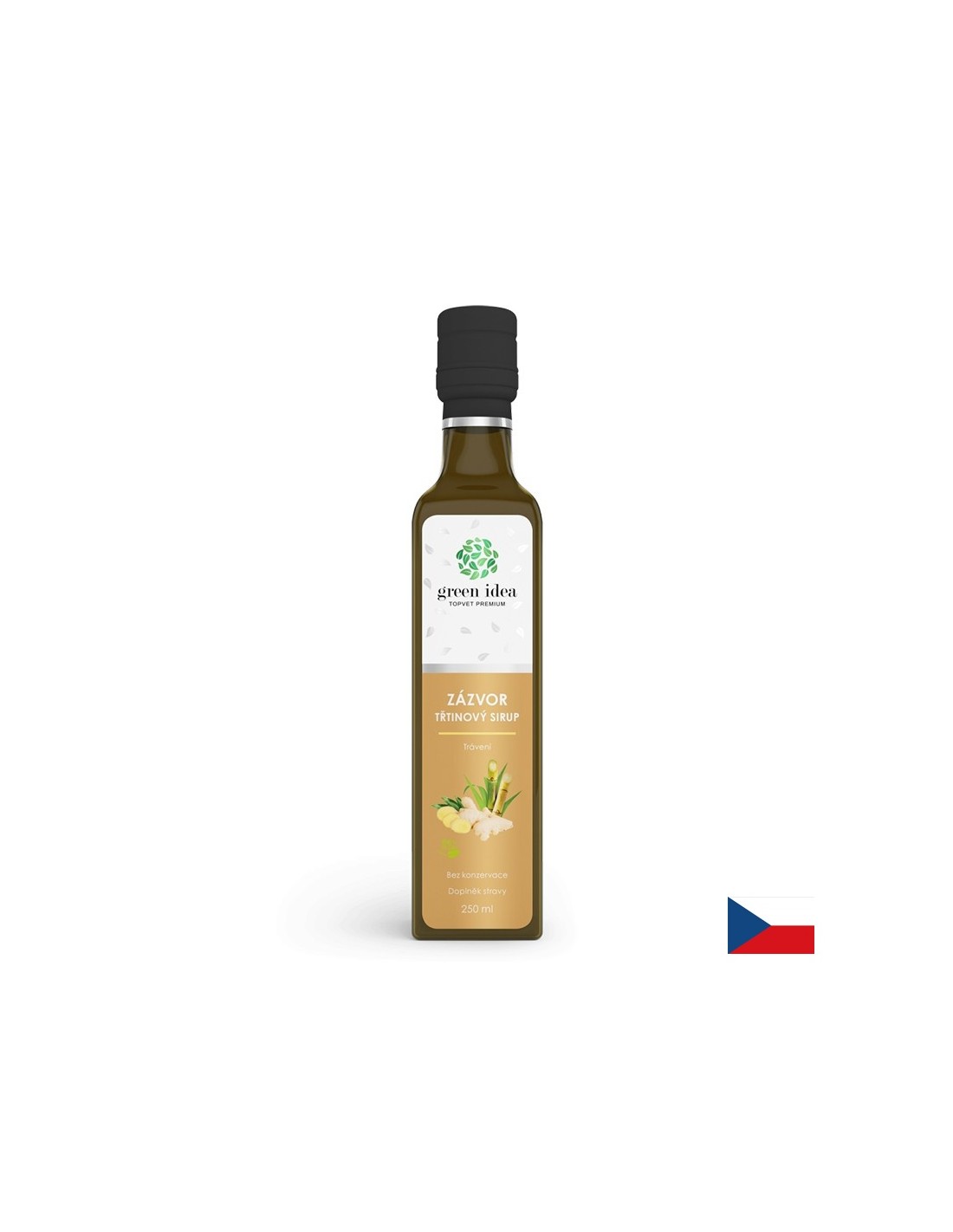 Bonne digestion et système respiratoire - Sirop de canne au gingembre, 250 ml