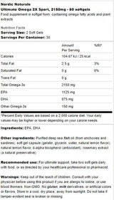 Ultime Omega 2X Sport - 60 softgels
