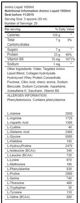 Liquide amino 1000 ml - 1000 ml