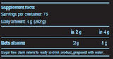 Poudre de bêta alanine - 0,300 kg