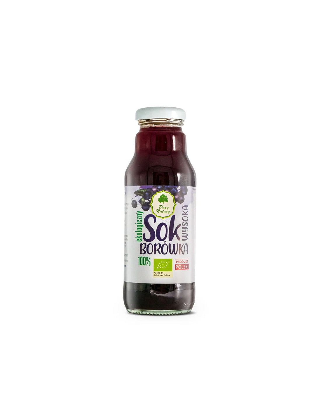 Jus de myrtille biologique - un puissant antioxydant, 270 ml