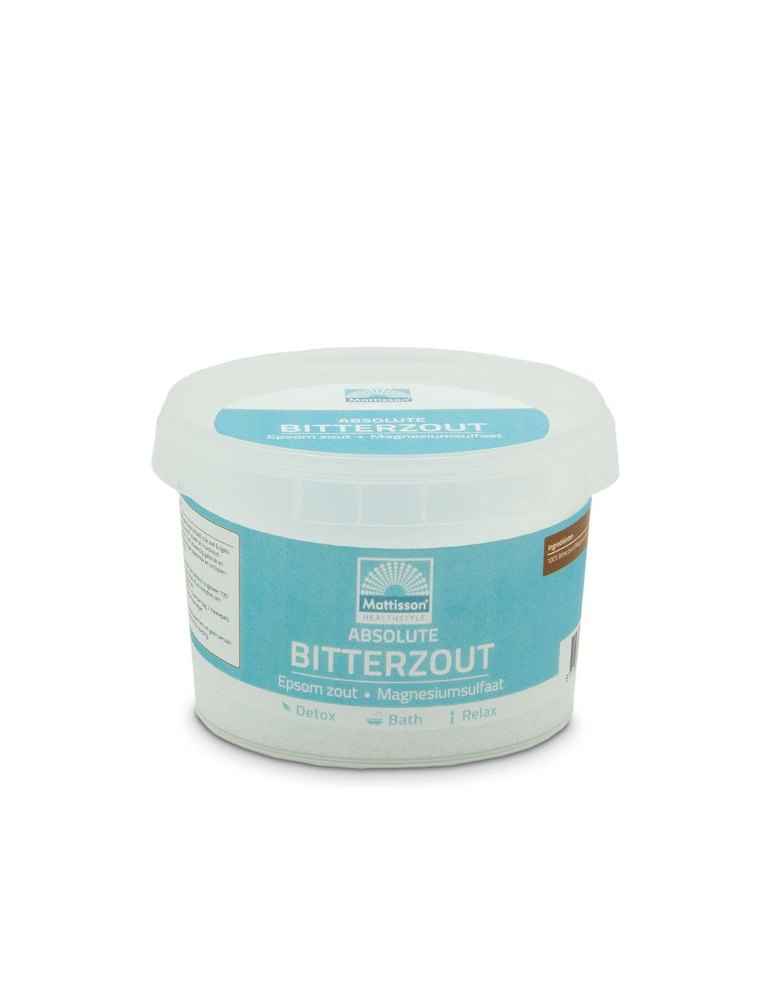 Sel d'Epsom (sulfate de magnésium), 275 g <tc>Mattisson Healthstyle</tc>
