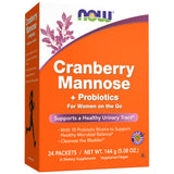 Mannose de canneberge + probiotiques | Pour les femmes en déplacement - 24 x 6 grammes