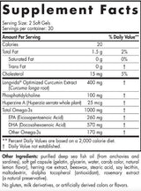 Mémoire oméga avec curcumine - 60 capsules de gel