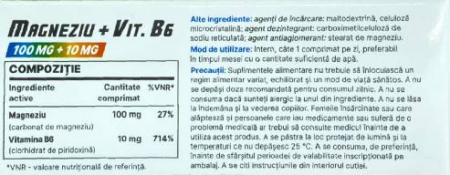Magnésium 100 mg + vitamine B6 10 mg - 30 comprimés