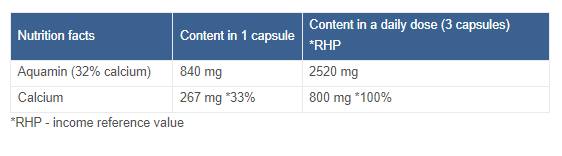Calcium chélé | avec Aquamin® Sheed Calcium - 120 capsules