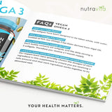 Oméga végétalien 3 - 2000 mg/60 capsules de gel végétaliennes /