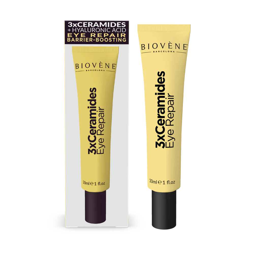 Crème pour les yeux 3x avec céramides pour la restauration et la nourriture - 30 ml