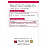 Vitamine D3 (vitamine D3) 1000IU 90 comprimés naturesaid