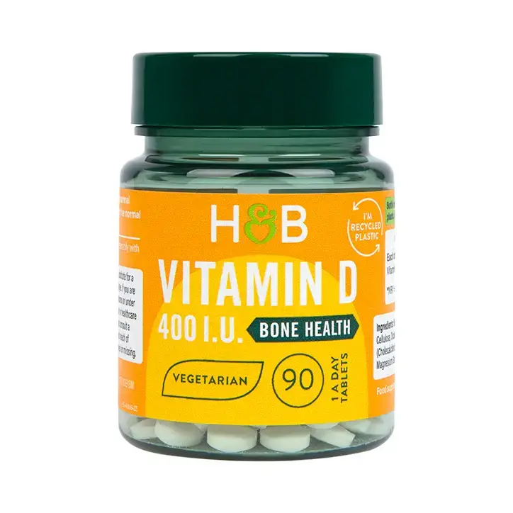 Vitamine D3 (vitamine D3 400 UI) 10mcg 90 comprimés Holland & Barrett