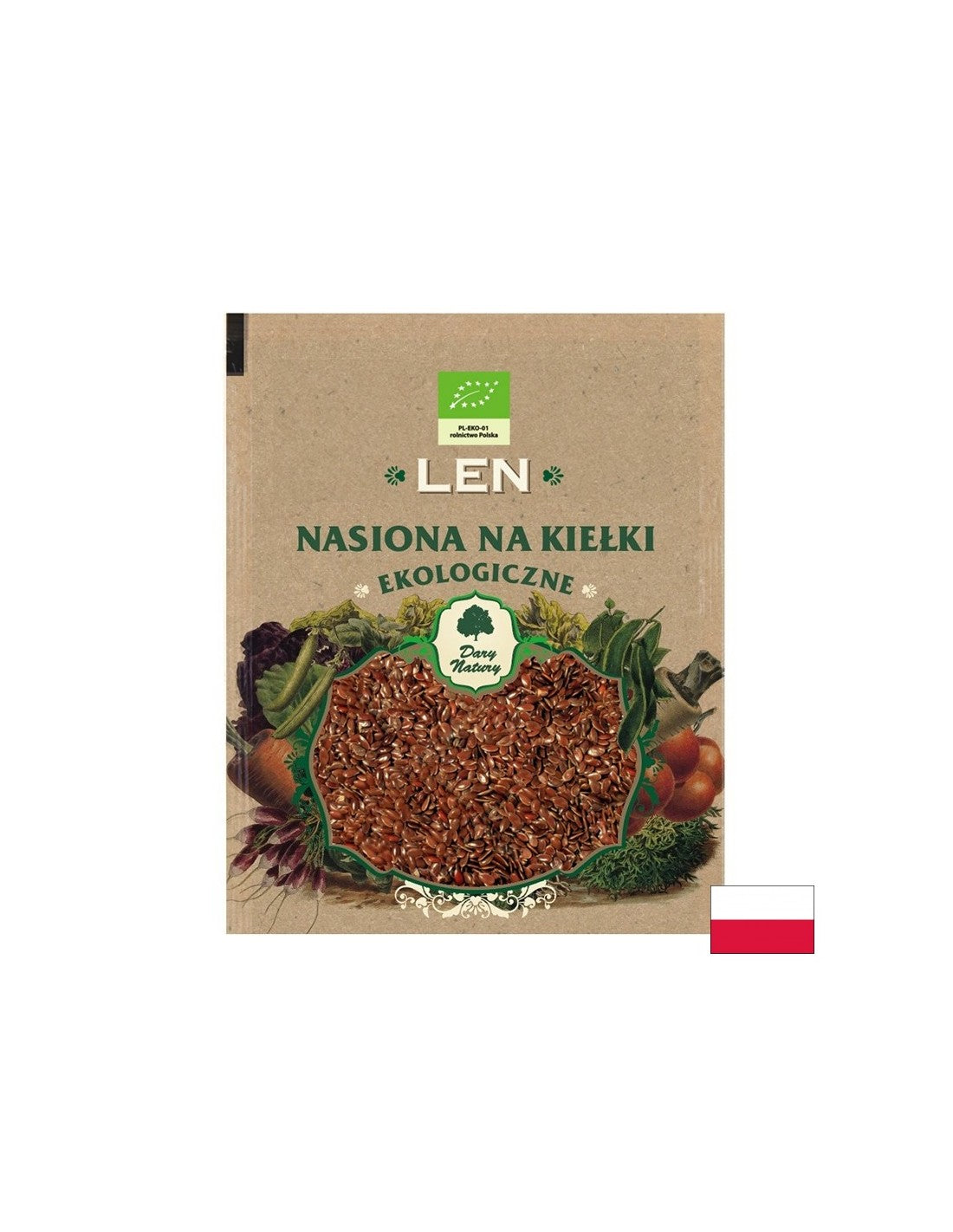 Graines de lin à germer Bio, 30 g <tc>Dary Natury</tc>