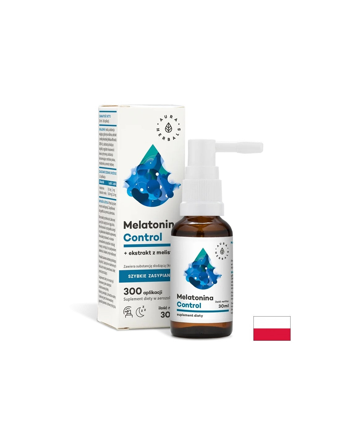 Insomnie - mélatonine + baume de citron, pulvérisation orale 30 ml