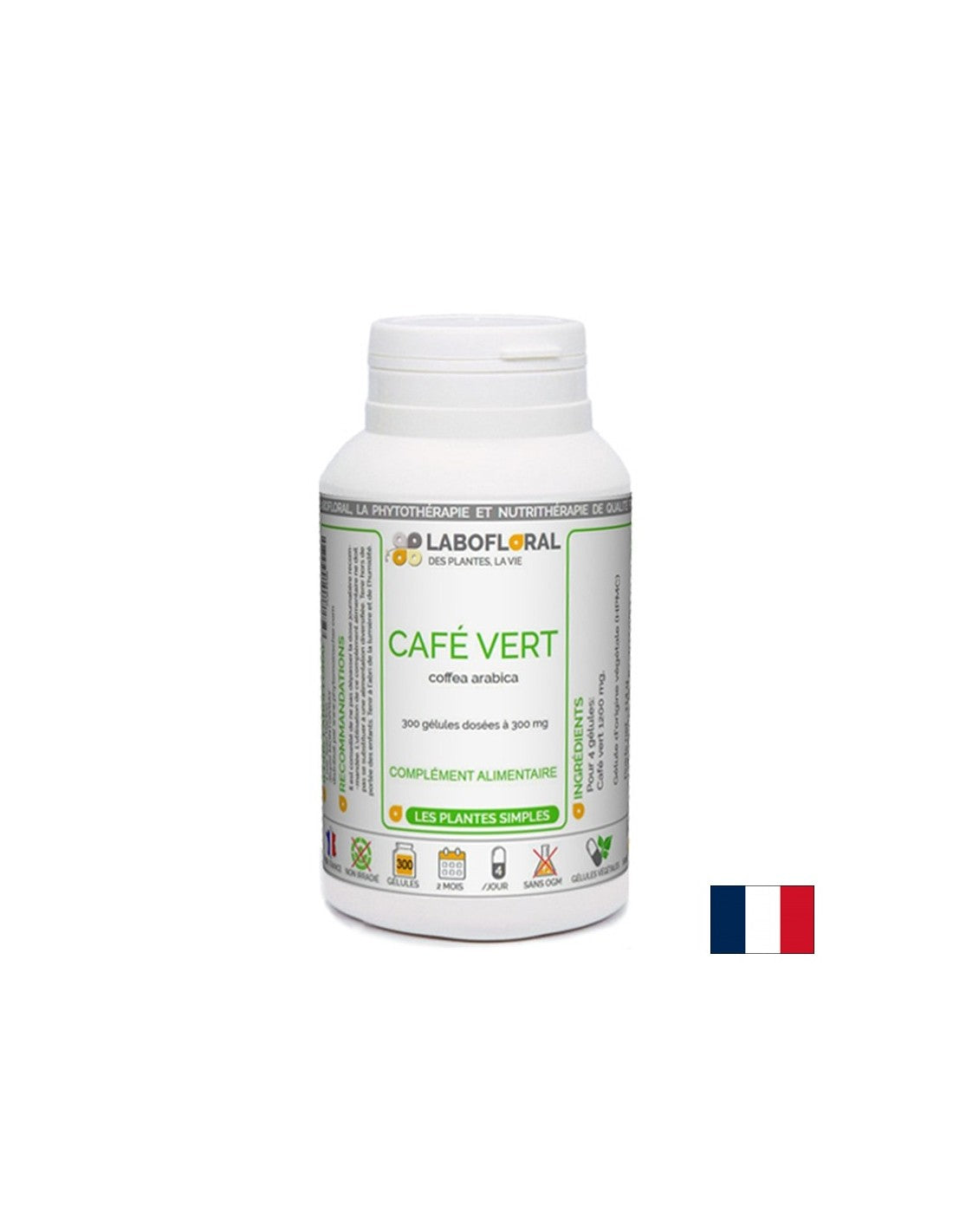 Perte de poids sain - café vert, 300 mg x 50 capsules