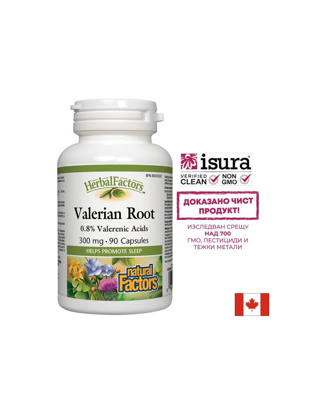 Racine de valériane 300 mg - 90 capsules