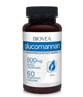 Glucomannan 600 mg / 60 Caps - Nutra Best Europe