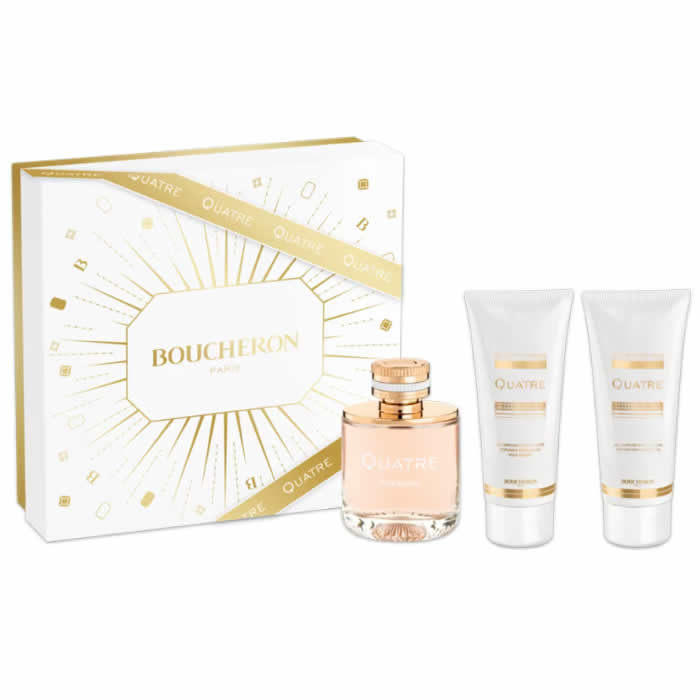 <tc>BOUCHERON</tc> Quatre Iconic pour Femme EDP 100 ml + BL 100 ml + SG 100 ml