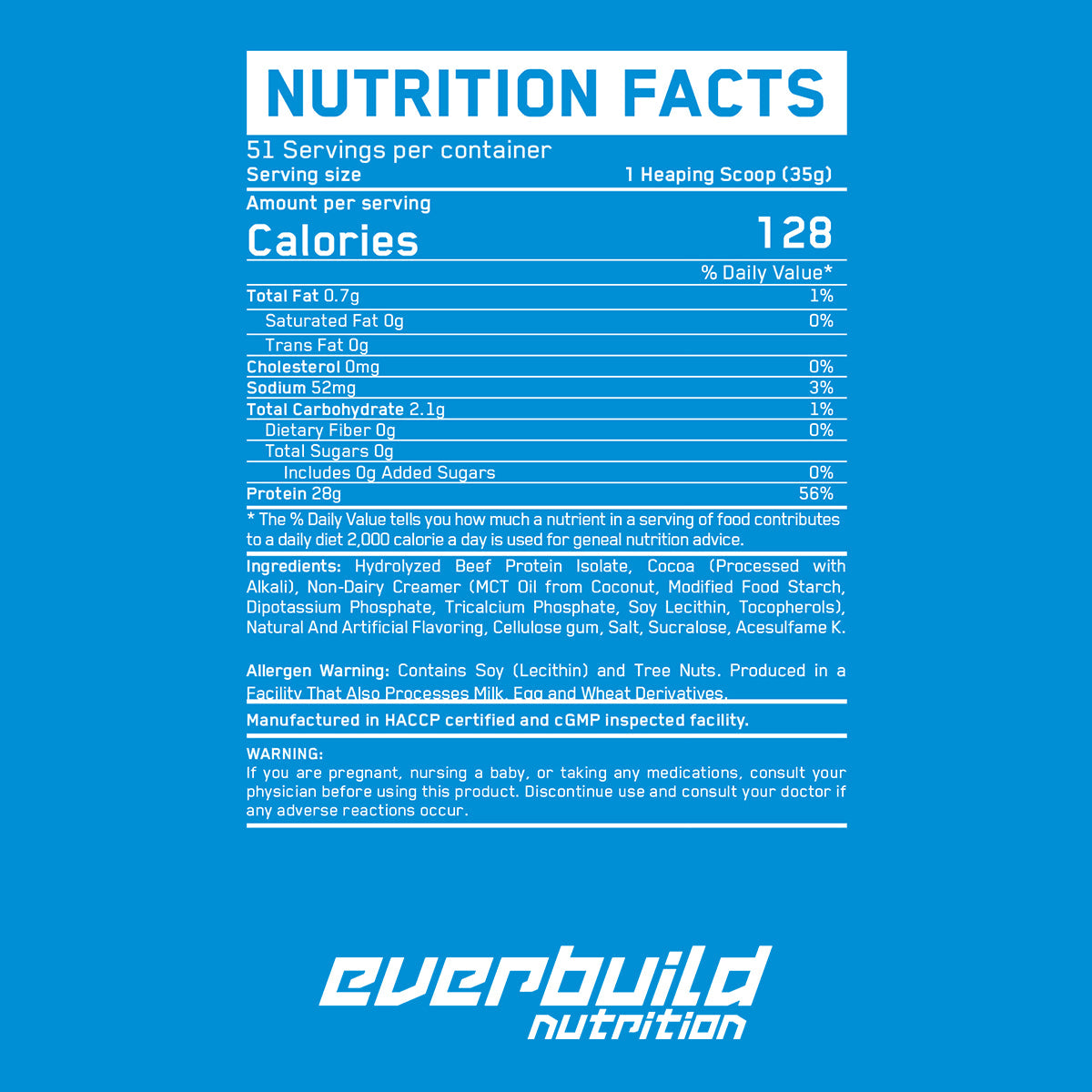 Ultra Premium 100% de protéines de bœuf Isolat - 1,816 kg