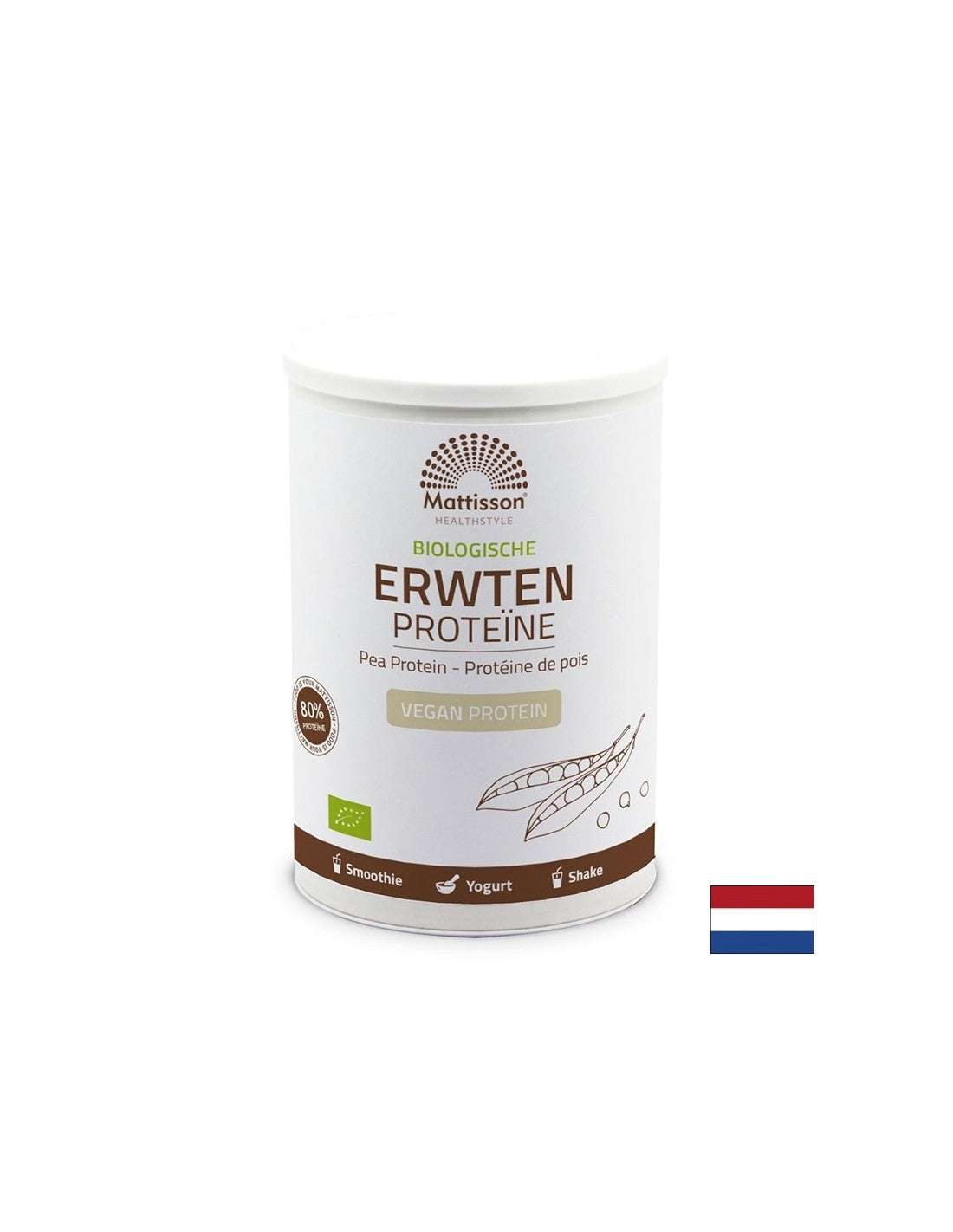 Bio de protéines de pois, 350 g de poudre
