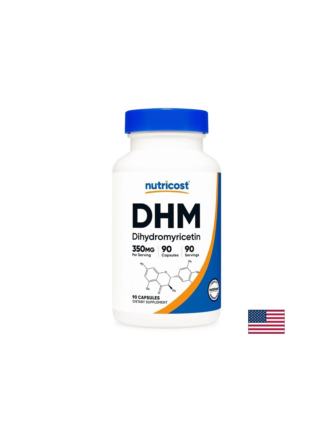 Pour le foie avec une augmentation de l'apport en alcool - dihydromyricétine DHM, 350 mg x 90 capsules