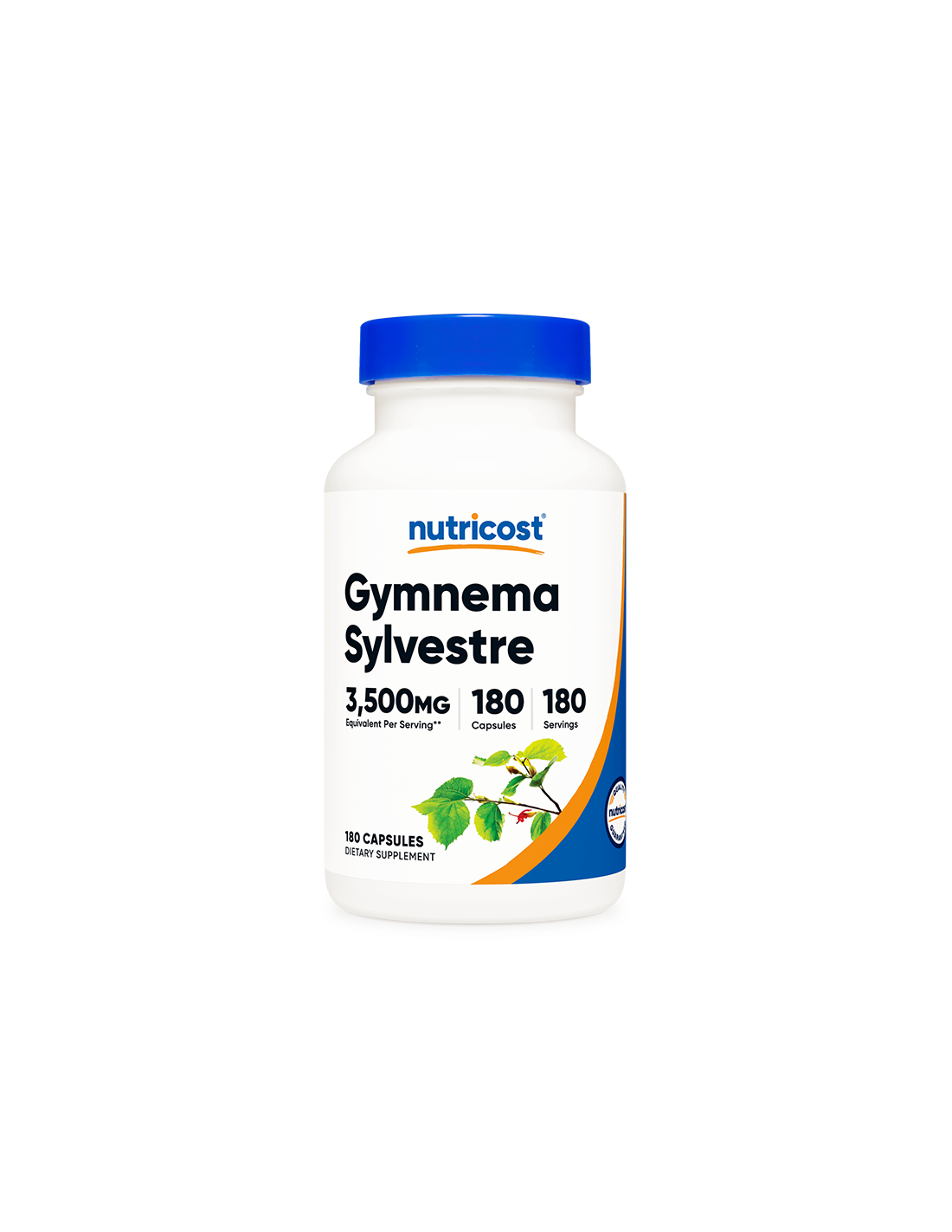 Diabète et glycémie - Gymnema, 3500 mg/180 capsules, 180 portions <tc>Nutricost</tc>