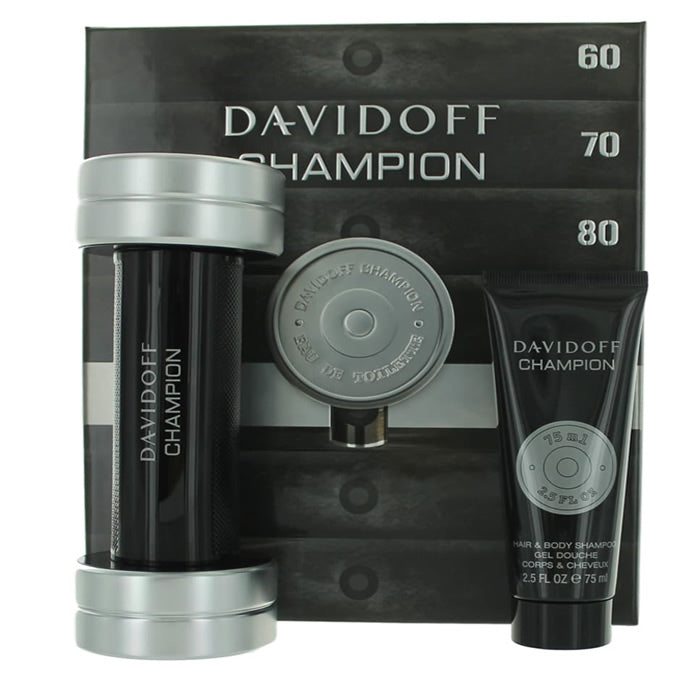 Champion de Davidoff Eau de Tiyyyyi Spray 90 ml Set 2 Consiels