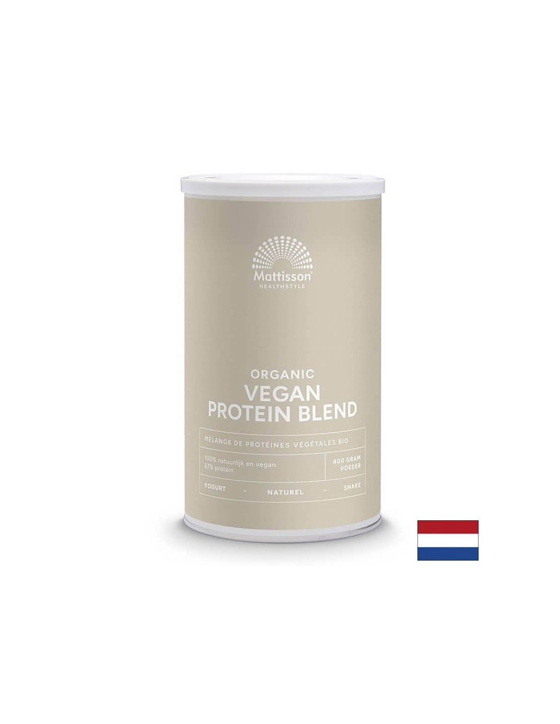 Protéines végétales (de pois, de riz, de chanvre, d'amande, de citrouille, de sacha inchi et de tournesol) bio, 400 g en poudre <tc>Mattisson Healthstyle</tc>