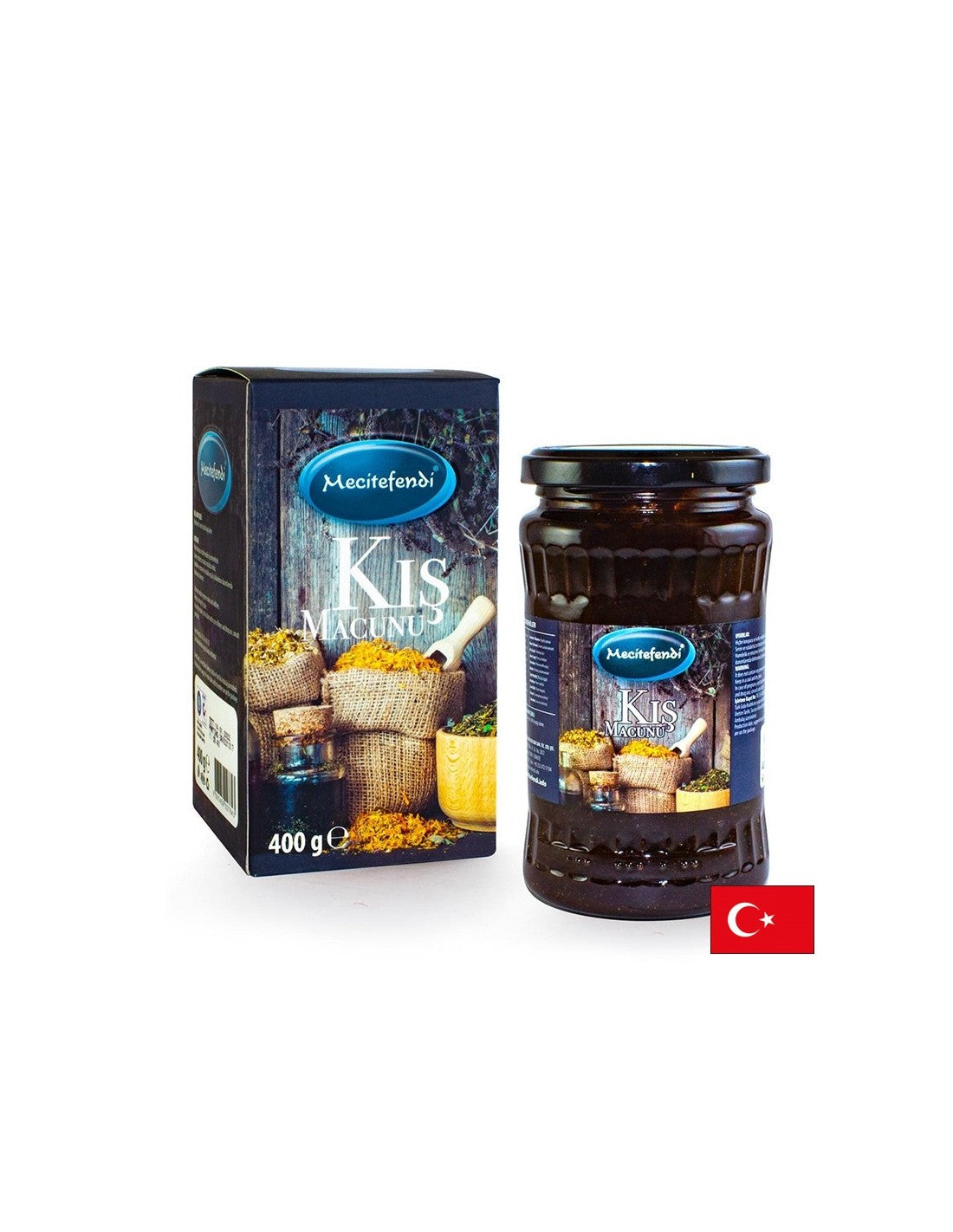 Pâte d'herbe d'hiver avec caroub contre le rhume et la grippe, 400 g