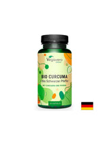 Pour soutenir les articulations et une bonne digestion - Curcuma + Poivre noir BIO, 400 mg x 60 gélules <tc>Vegavero</tc>
