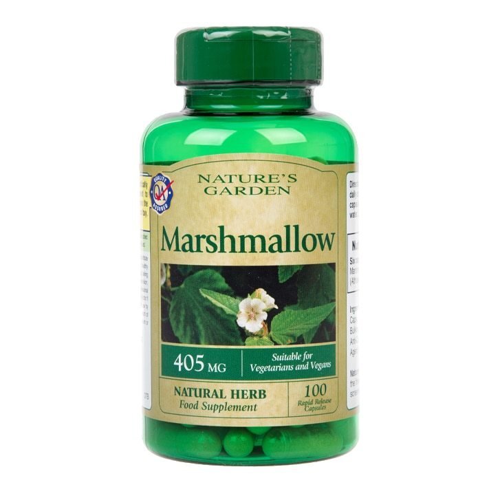 Marshmale blanche (guimauve) (racine) 405 mg 100 capsules Holland & Barrett