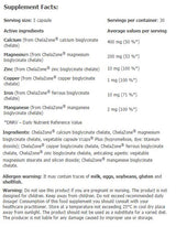 Chelazone® Multichel® Complete 6 bisglycinate chélate/90 VCAPS