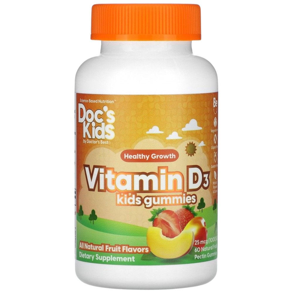 Gummies de la vitamine D3 Kid - 60 gummies