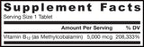 Méthyl B-12 5000 mcg - 60 comprimés sublinguaux