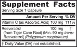 Resvératrol 100 mg - 60 capsules