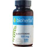 L-glutamine 500 mg - 100 capsules