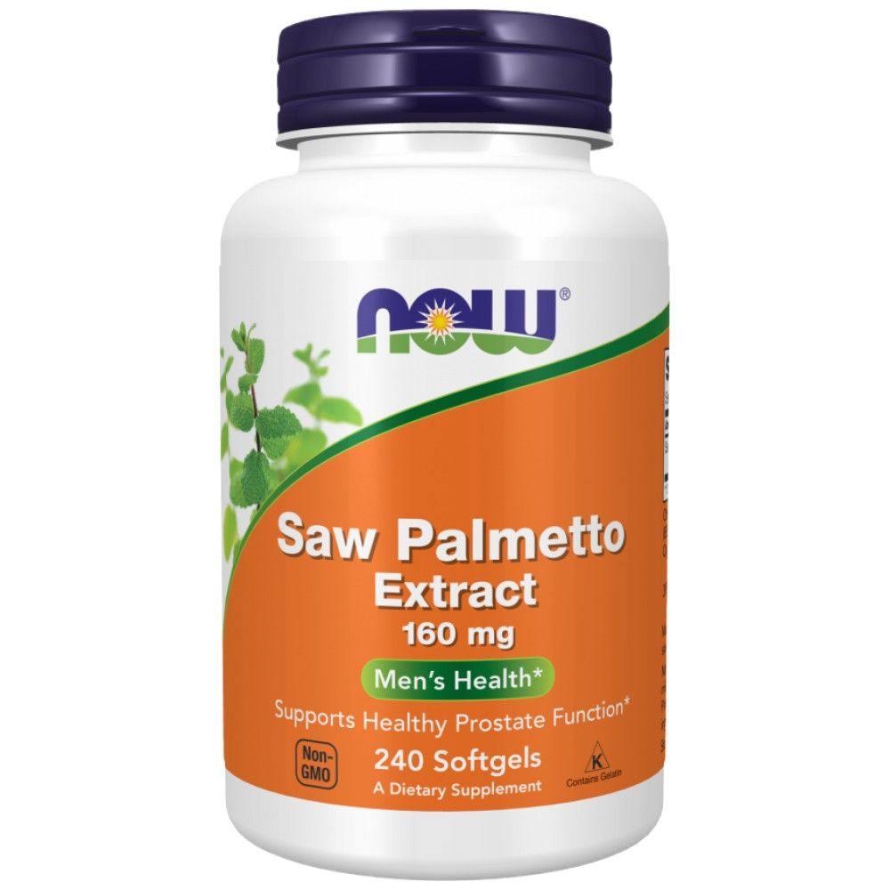 Saw Palmetto Extrait 160 mg - 240 capsules de gel