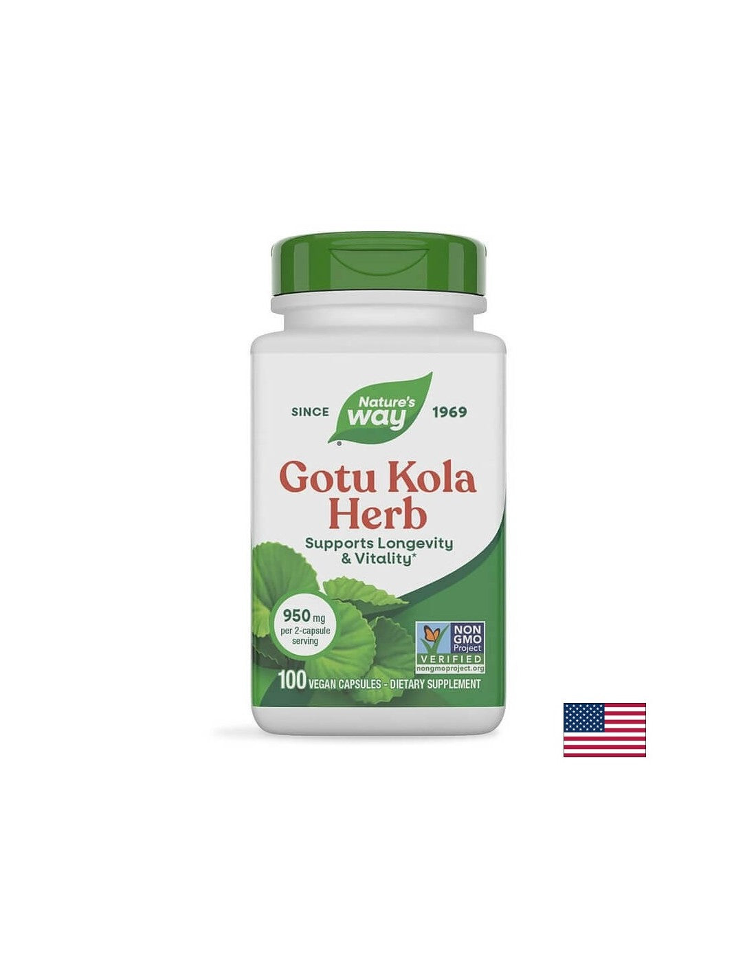 Gottu kola 475 mg - 100 capsules