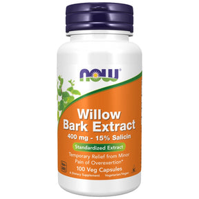 Willow Bark Extract 400 mg - 100 capsules - Nutra Best Europe