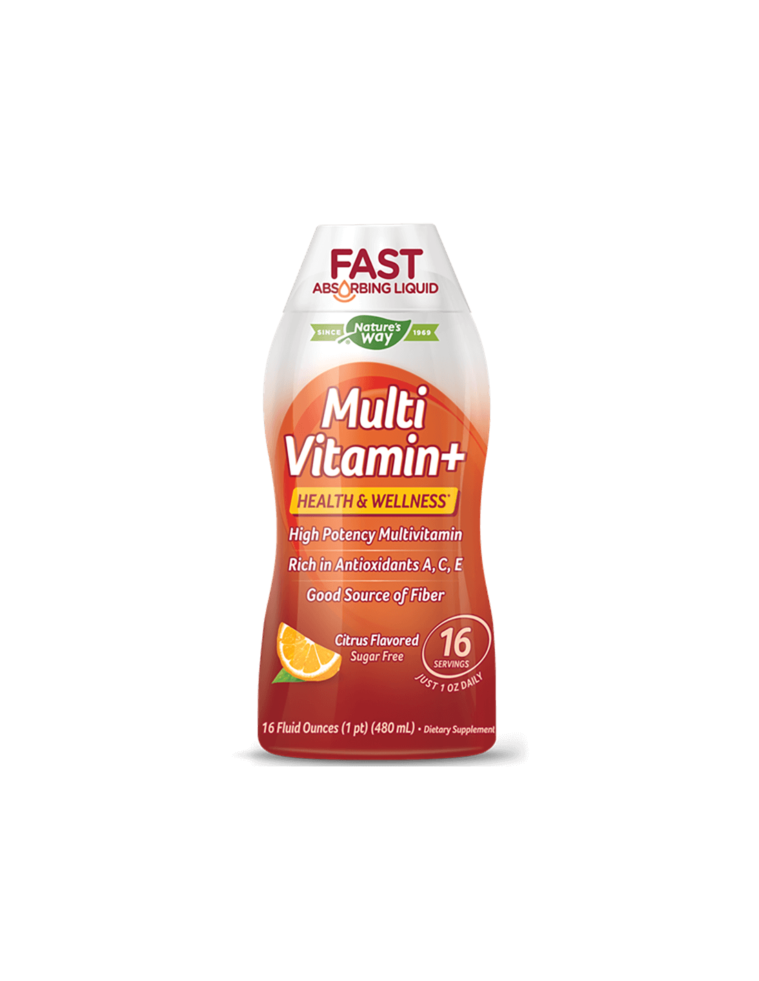 Multivitamine liquide - énergie et forte immunité, 480 ml