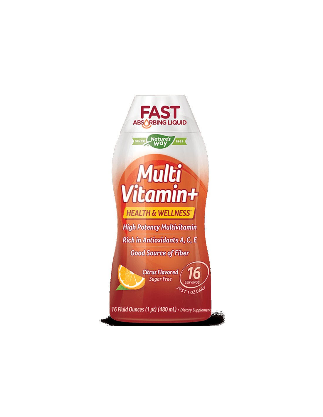 Multivitamine liquide - énergie et forte immunité, 480 ml