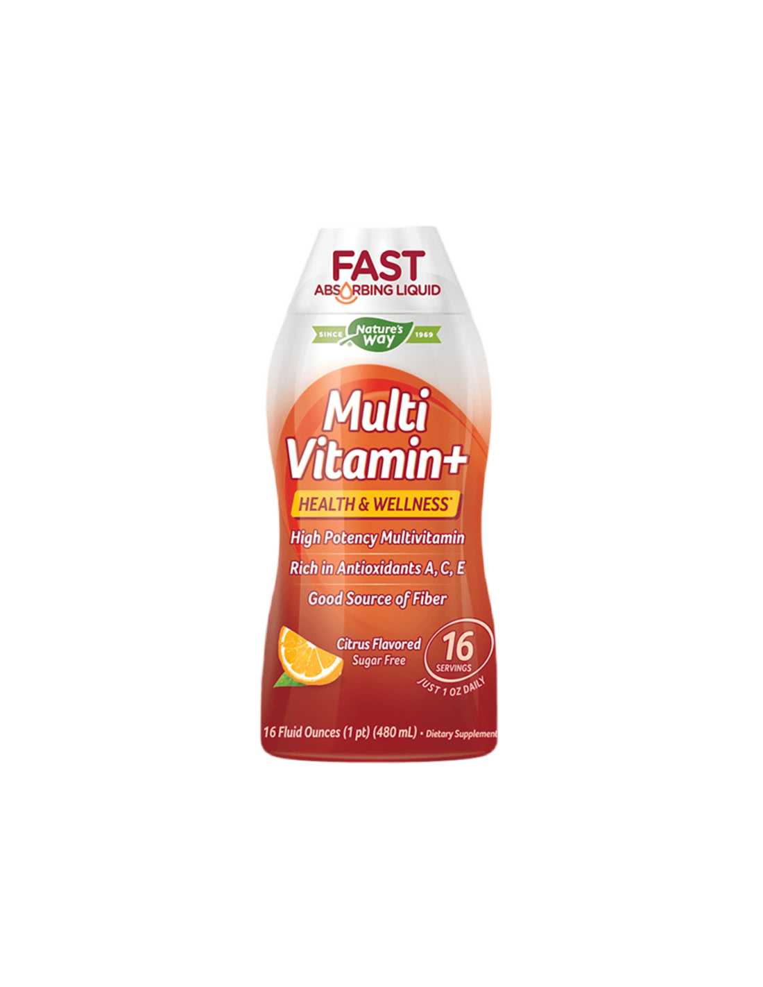 Multivitamine liquide - énergie et forte immunité, 480 ml