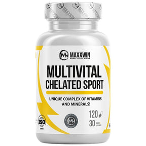 Multivital Chelated Sport 120 capsules - Nutra Best Europe