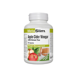 Metaslim® Vinaigre de cidre de pomme - vinaigre de pomme + thé vert, 90 capsules
